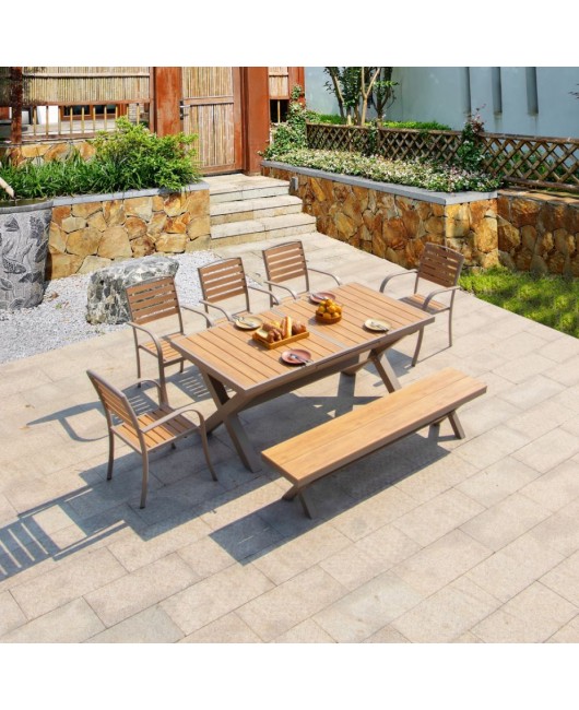 New Modern Small Outdoor Table and Chair Set