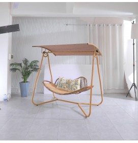 New Outdoor Garden Wooden Porch Swing